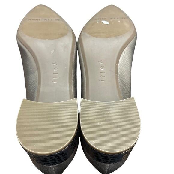 Anne Klein Kimbra Womens Leather Pointed Toe Block Heel Pumps Shoes sz 6.5 M - Picture 15 of 16